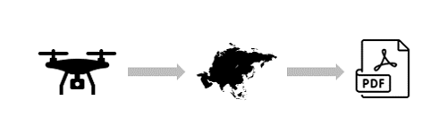 Drone Images to Map, then Map to PDF